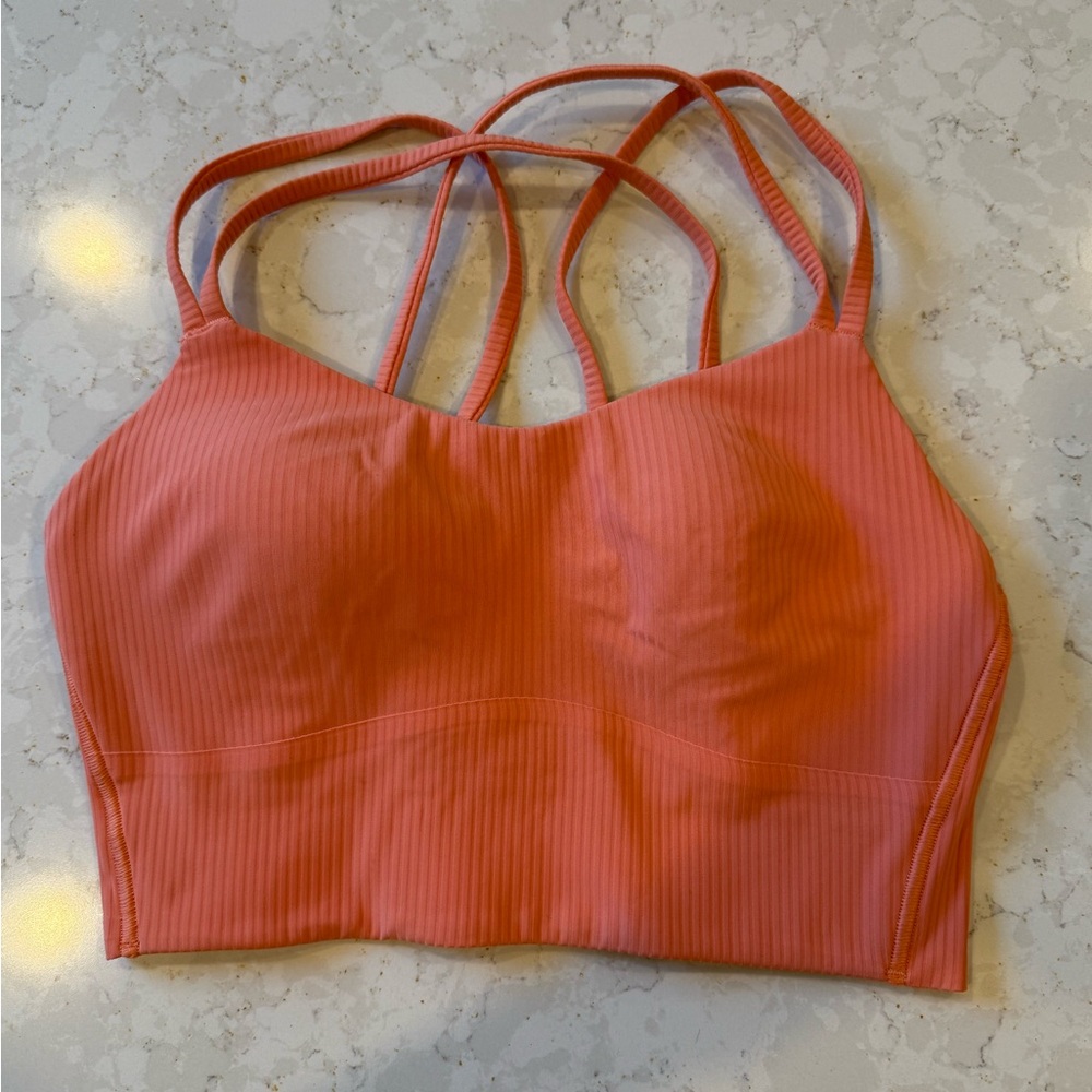 Like a Cloud Ribbed Longline Bra Light Support